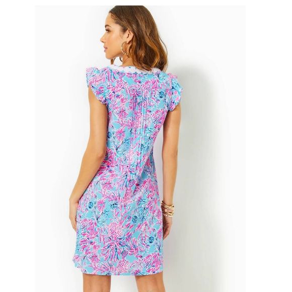 Lilly pulitzer JOAN TUNIC DRESS - CELESTIAL BLUE - SEEK AND SEA M - Picture 7 of 10